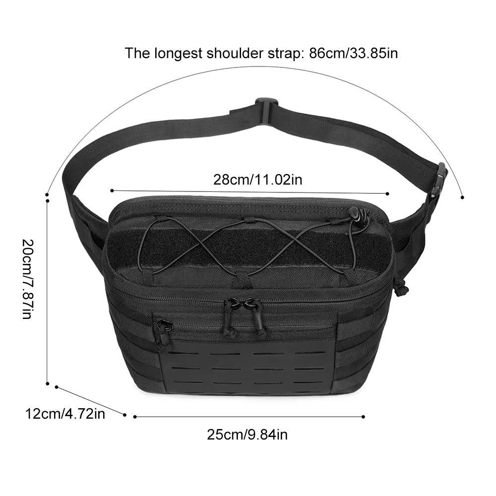 Тактическая поясная сумка для  – обзор и цена Edc Carry Fanny Pack