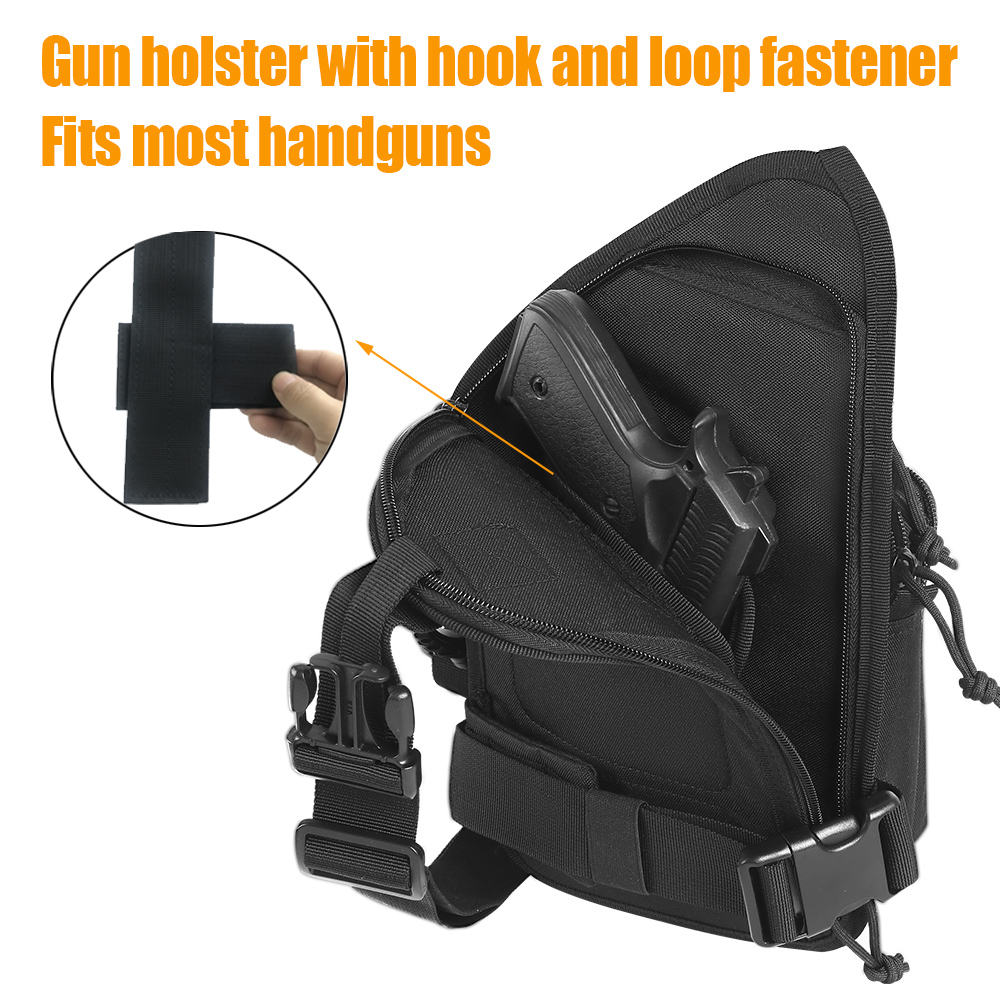 Тактическая сумка-слинг для ск – обзор и цена Edc Concealed Carry Sling Bag