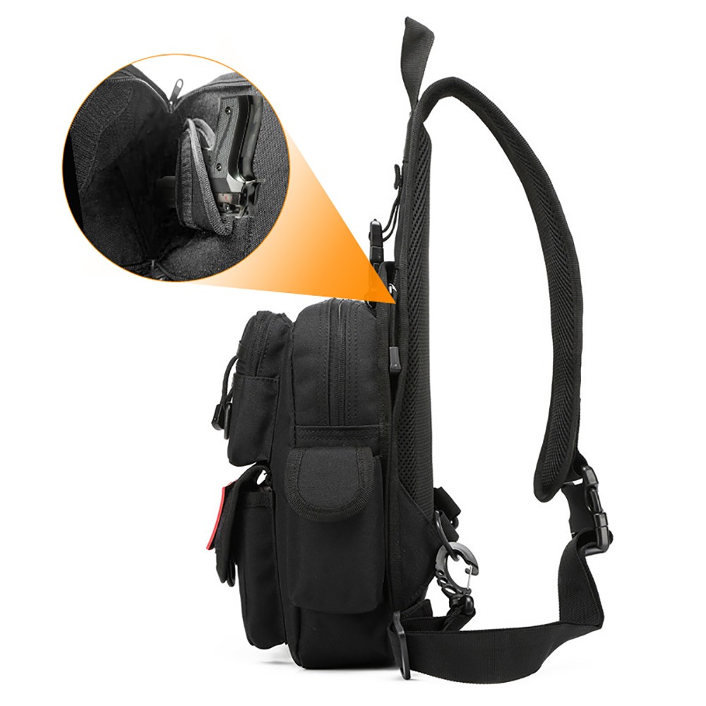 Тактическая сумка для хранения – обзор и цена Edc Concealed Carry Sling Bag